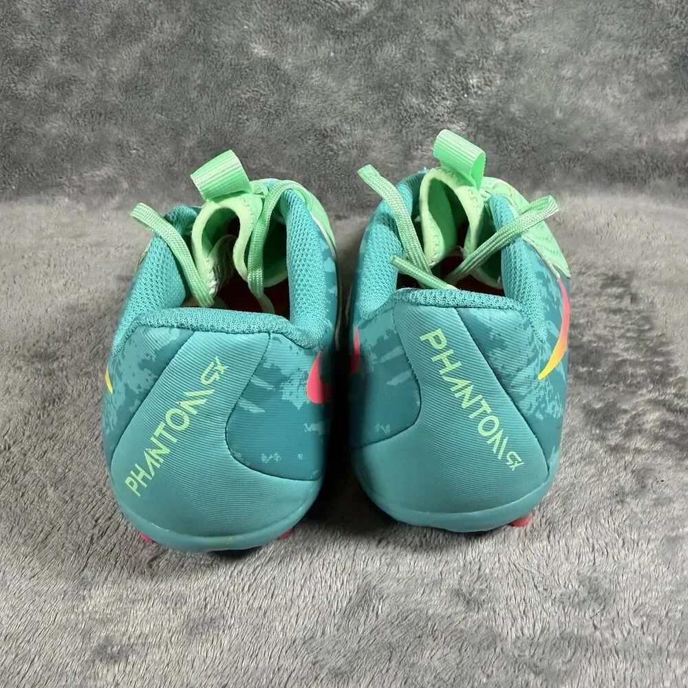 NIKE Phantom GX II Academy LV8 FG MG Soccer Cleat Green Glow Black Bright 3.5Y